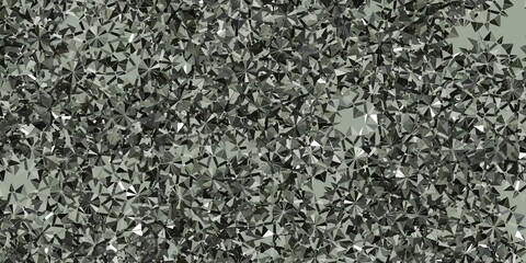 Light Gray vector texture with bright snowflakes.