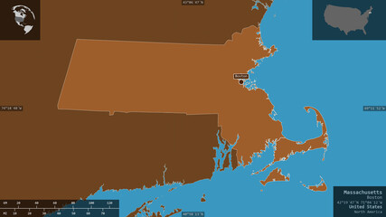 Massachusetts, United States - composition. Pattern