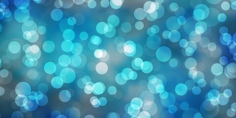 Light BLUE vector texture with disks. Abstract colorful disks on simple gradient background. New template for a brand book.