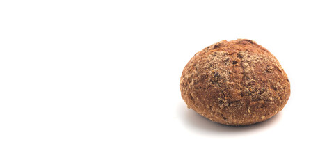 coconut on white background