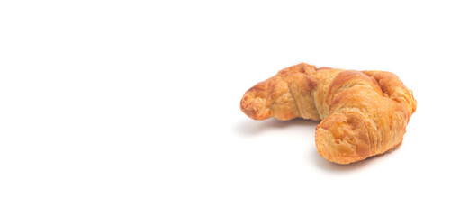 croissant isolated on white