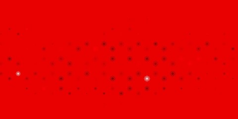 Light Red vector template with curved lines.