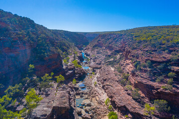 Z bend at Kalbarri national park in Australia