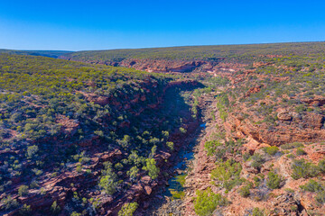 Z bend at Kalbarri national park in Australia