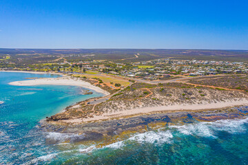 Coastline of Indian ocean at Kalbarri, Australia