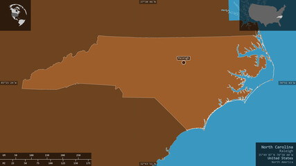 North Carolina, United States - composition. Pattern