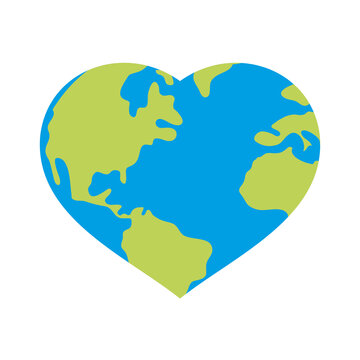 heart world planet earth ecology