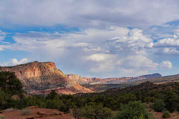 Beautiful landsacpe of Capitol Reef National Park