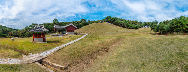 Donggureung royal tomb complex near Seoul, Republic of Korea