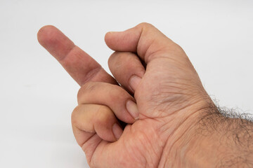 Gesture to send someone fuck