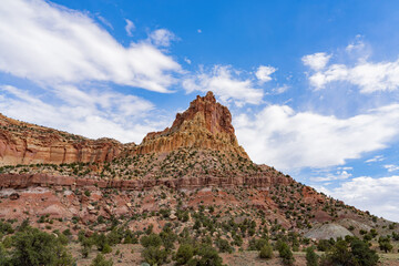 Beautiful landsacpe near Pleasant Creek Road of Capitol Reef National Park