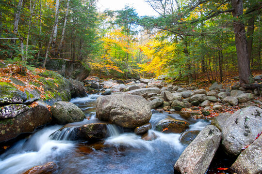Screw Augur Falls near Newry Maine, USA.