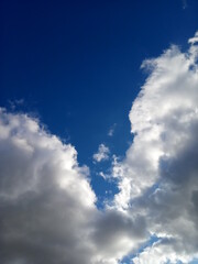 blue sky with clouds