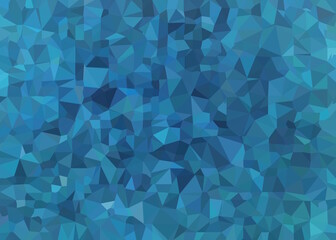 geometric triangle shape pattern abstract in blue