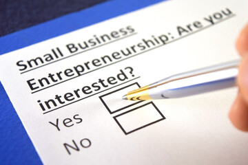 Questionnaire about business