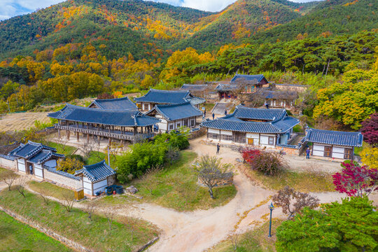Byeongsan Seowon Confucian academy near Andong, Republic of Korea