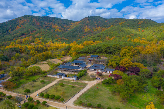 Byeongsan Seowon Confucian academy near Andong, Republic of Korea