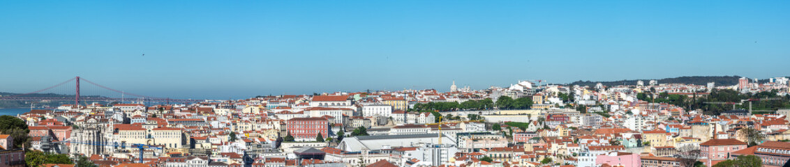 Fototapeta na wymiar Panoramica Lisboa