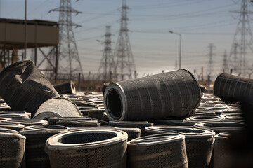 filter waste in electric company