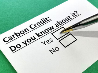 Questionnaire about environment