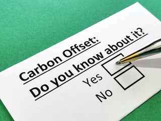 Questionnaire about environment