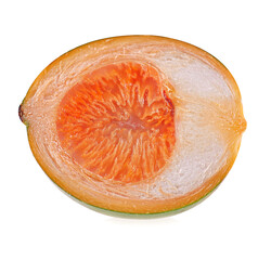 Areca nut isolated on white background