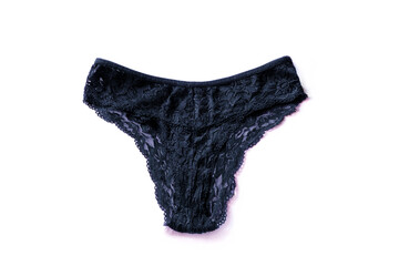 Women's red luxury lingerie On isolated white background