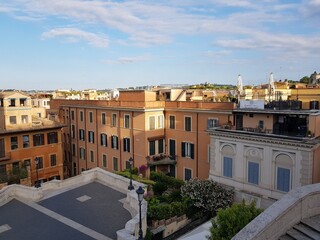 Obraz premium Roma Trinità dei Monti Piazza di Spagna