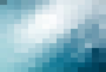 Abstract Blue geometric Background, Creative Design Templates. Pixel art Grid Mosaic, 8 bit vector background.