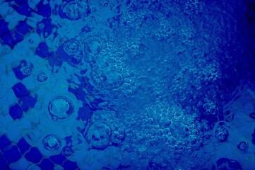 abstract blue background with circles