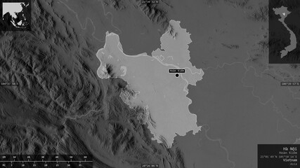 Hà Nội, Vietnam - composition. Grayscale © Yarr65