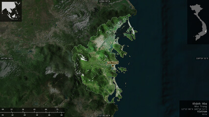 Khánh Hòa, Vietnam - composition. Satellite