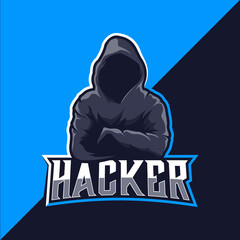 Hacker logo esport design © avante_speed
