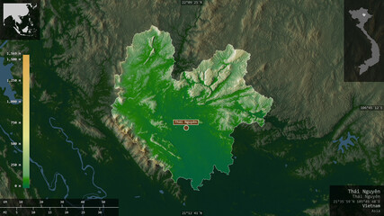 Thái Nguyên, Vietnam - composition. Physical