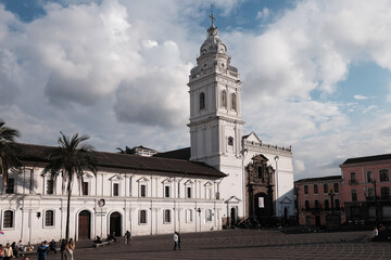 Santo Domingo Church in Quito,Ecuador