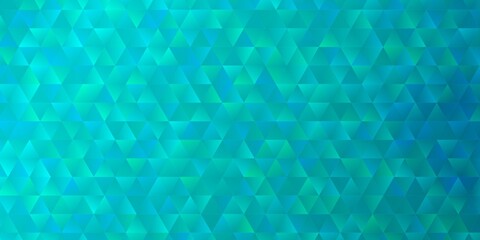 Fototapeta na wymiar Light BLUE vector backdrop with lines, triangles.