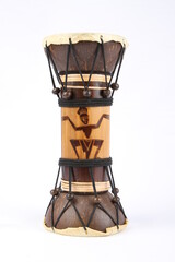 Talking drum. Africa's traditional music instrument.