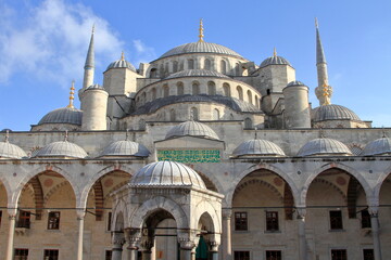Fototapeta na wymiar Historical blue mosque. Istanbul, Turkey