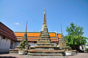 Stupas at Wat Pho, Temple of the Reclining Buddha