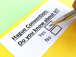 Questionnaire about family law
