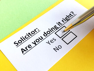 Questionnaire about family law