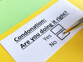 Obraz premium Questionnaire about family law