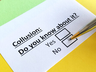 Obraz premium Questionnaire about family law
