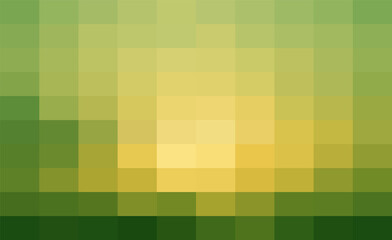 Dark Green Grid Mosaic Background, Creative Design Templates. abstract colorful gradient rectangles check . Background of squares Different pixel pattern shades.