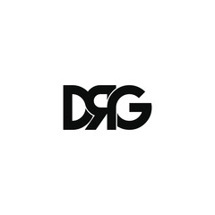 drg letter original monogram logo design