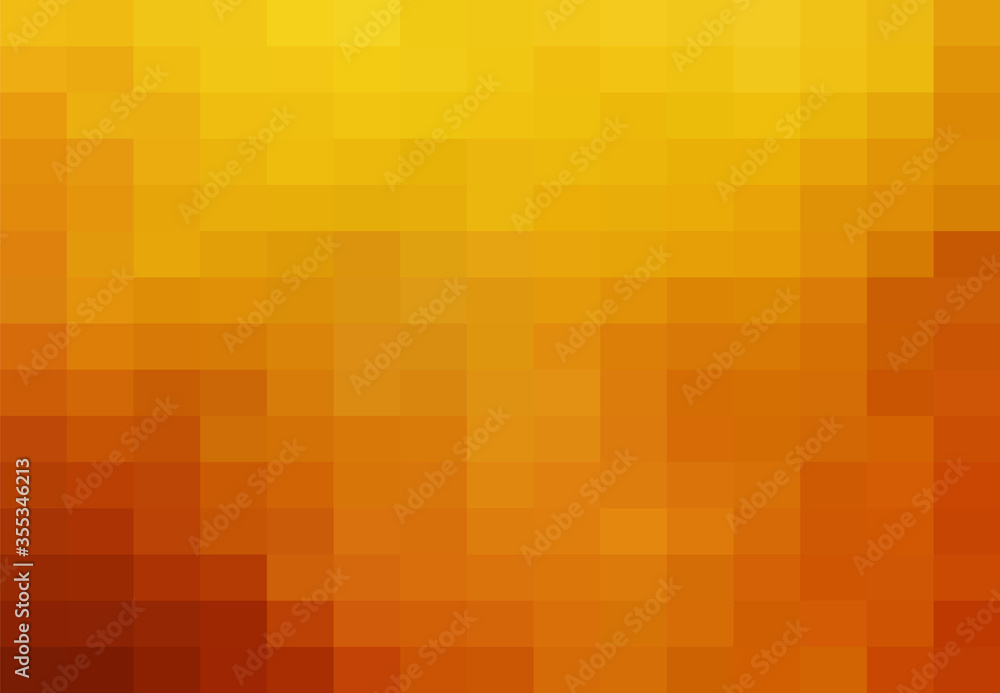 Poster abstract orange grid mosaic background, modern abstract illustration with triangles. creative design