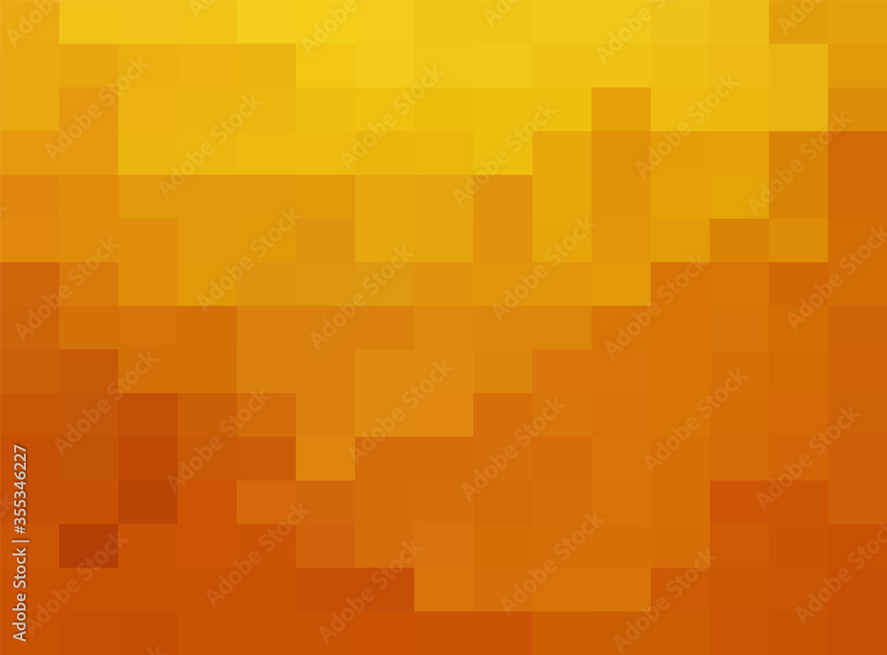 Poster abstract orange grid mosaic background, modern abstract illustration with triangles. creative design