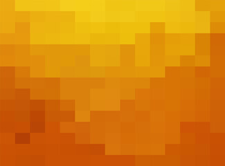 Abstract Orange Grid Mosaic Background, Modern abstract illustration with triangles. Creative Design Polygonal Template mosaic with squares.