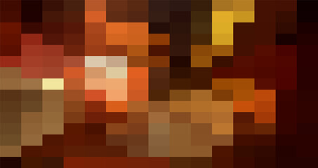 Abstract Orange Grid Mosaic Background, Modern abstract illustration with triangles. Creative Design Polygonal Template mosaic with squares.