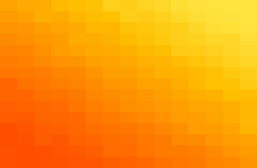 Abstract Orange geometric Background, Creative Design Templates. Pixel art Grid Mosaic, 8 bit vector background.
